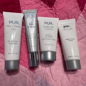 Four Pur skincare travel sizes - new